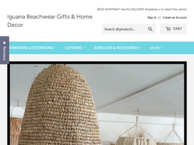 iguanabeachwear.com.au homepage screenshot