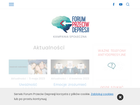 'forumprzeciwdepresji.pl' screenshot