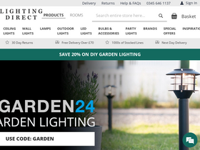 'lighting-direct.co.uk' screenshot