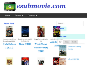 'esubmovie.net' screenshot