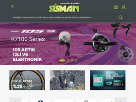 'sismanbisiklet.com' screenshot