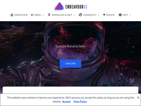 'endeavouros.com' screenshot