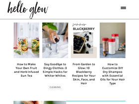 'helloglow.co' screenshot
