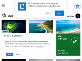 'cosmosmagazine.com' screenshot