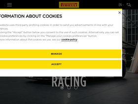 'pzeroworld.pirelli.com' screenshot