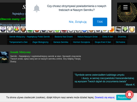 'sennik-mistyczny.pl' screenshot
