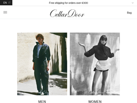 cellardoorofficial.com homepage screenshot