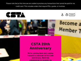 cstastore.com homepage screenshot