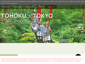 'tohokuandtokyo.org' screenshot