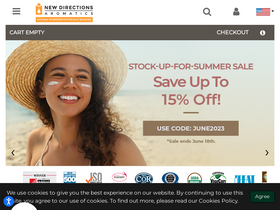 'newdirectionsaromatics.com' screenshot
