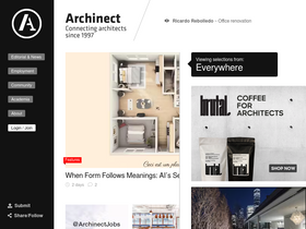 'archinect.com' screenshot