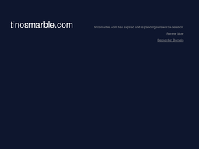 'tinosmarble.com' screenshot