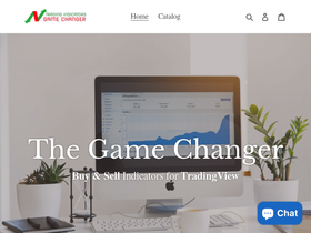 tradingindicators.com homepage screenshot
