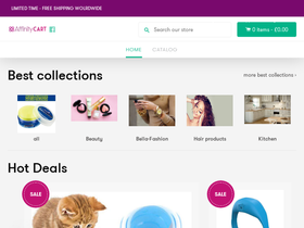 affinitycart.net homepage screenshot