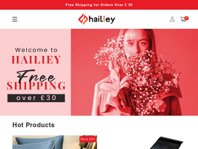 Hailiey website screenshot