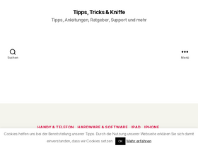 'tipps-tricks-kniffe.de' screenshot