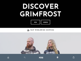 'grimfrost.com' screenshot