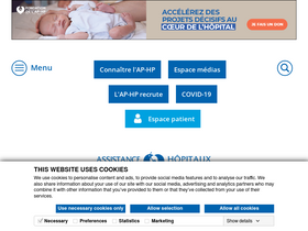 'maladiesrares-paris-sud.aphp.fr' screenshot