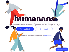 'humaaans.com' screenshot