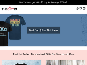 'thegiftio.com' screenshot