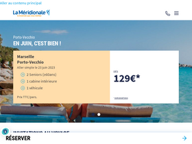 'lameridionale.fr' screenshot