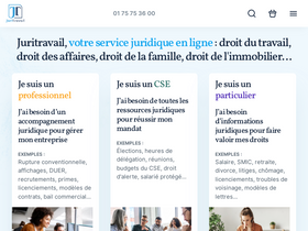 'juritravail.com' screenshot