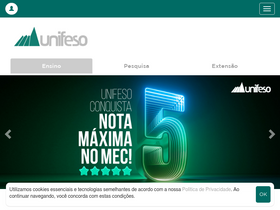 'unifeso.edu.br' screenshot