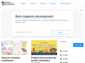 'atividadesparaprofessores.com.br' screenshot