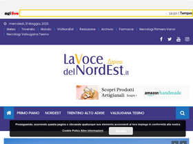 'lavocedelnordest.eu' screenshot