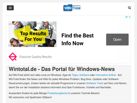 'wintotal.de' screenshot