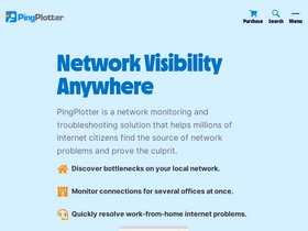 'pingplotter.com' screenshot