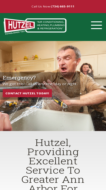 hutzelplumbing.com