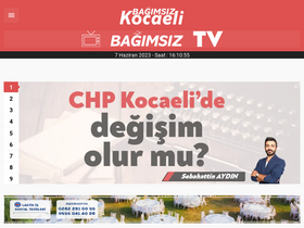 'bagimsizkocaeli.com.tr' screenshot