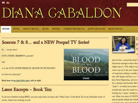 'dianagabaldon.com' screenshot