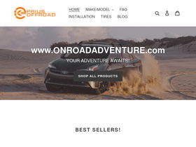 onroadadventure.com homepage screenshot