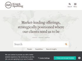 'kslaw.com' screenshot