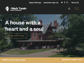'marktwainhouse.org' screenshot