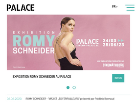 'cinema-palace.be' screenshot