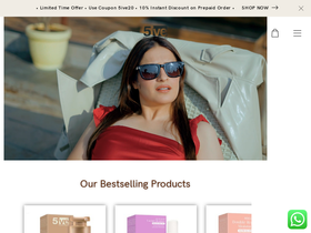 5ive.in homepage screenshot