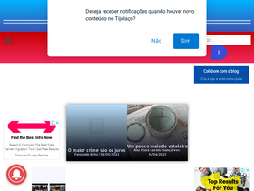 'tijolaco.net' screenshot
