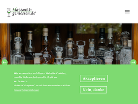 'massvoll-geniessen.de' screenshot