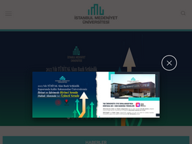 'medeniyet.edu.tr' screenshot