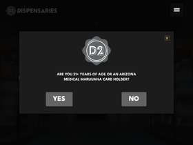 'd2dispensary.com' screenshot