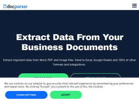 'docparser.com' screenshot