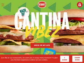 'wimpy.uk.com' screenshot