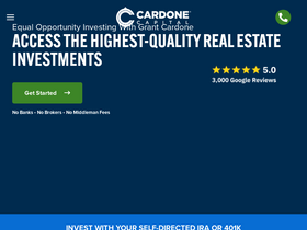 'cardonecapital.com' screenshot