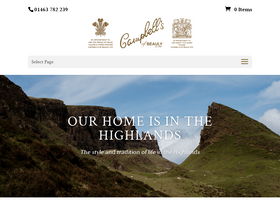 campbellsofbeauly.com homepage screenshot