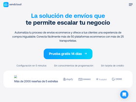 'sendcloud.es' screenshot