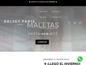 DELSEY PARIS (USA) homepage screenshot