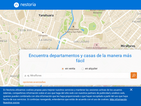 'nestoria.pe' screenshot